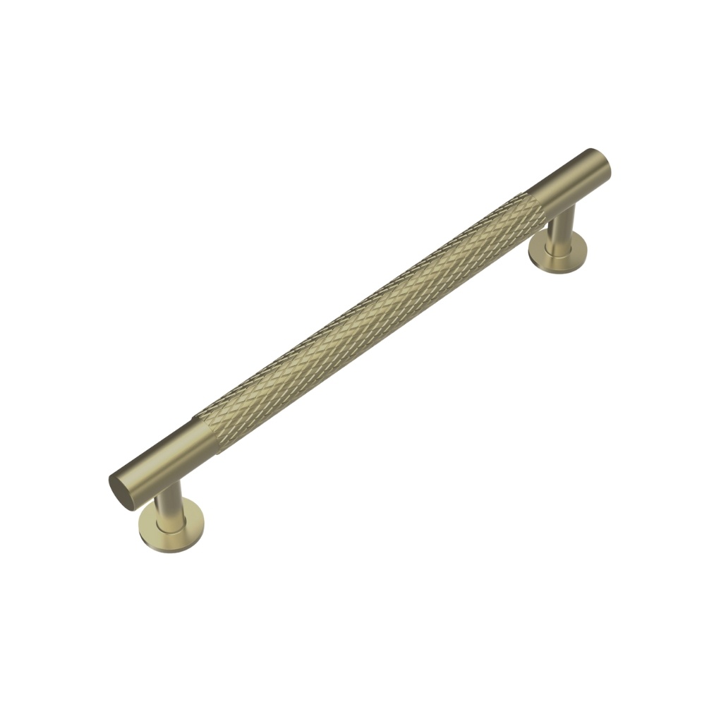 Cut out image of the Tavistock Quinn 160mm Brushed Brass Furniture Bar Handle