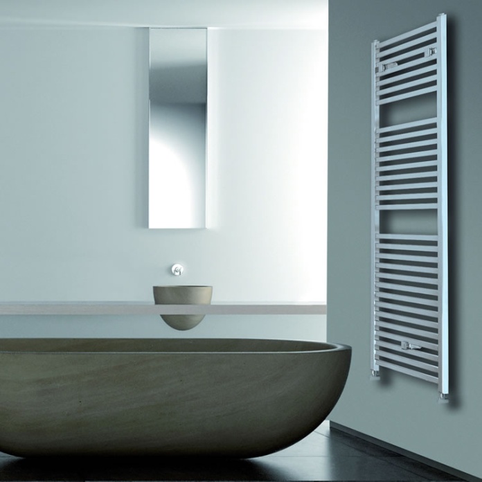 Lifestyle image of Lazzarini Todi Chrome Towel Radiator