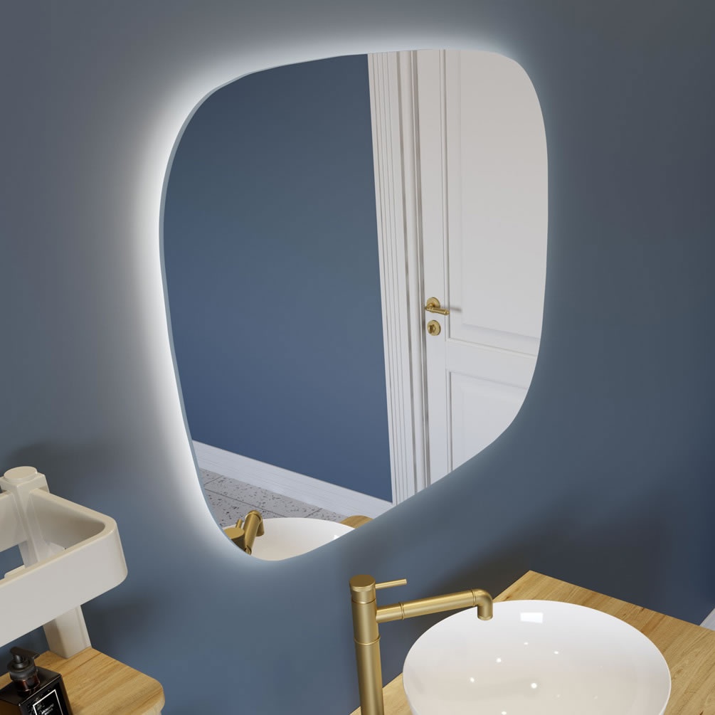 Lifestyle image of Crosswater Artist 700mm Backlit Mirror