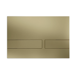 Crosswater Venue Brushed Brass Dual Flush Plate