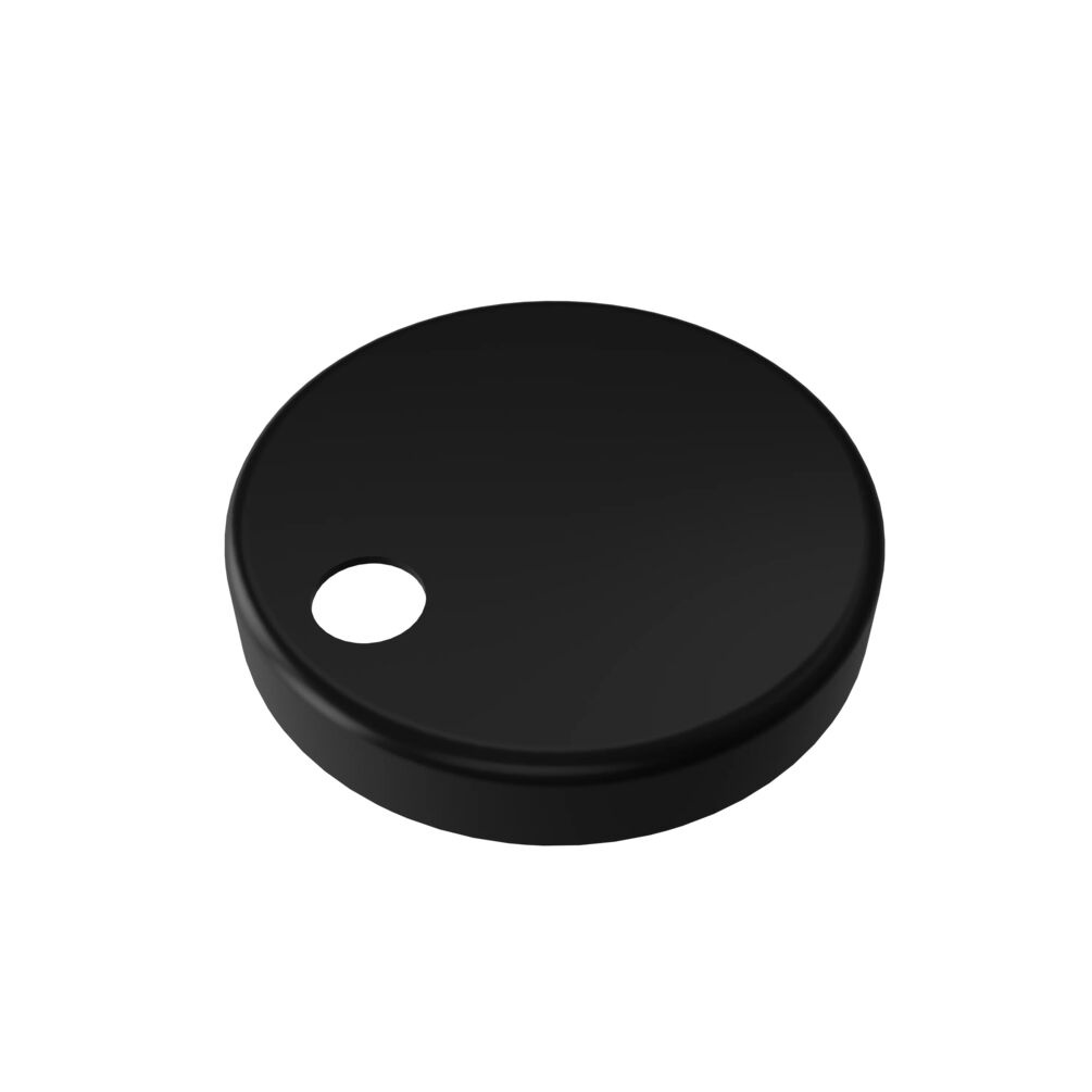 Crosswater Kai Matt Black Toilet Seat Hinge Covers (Pair)