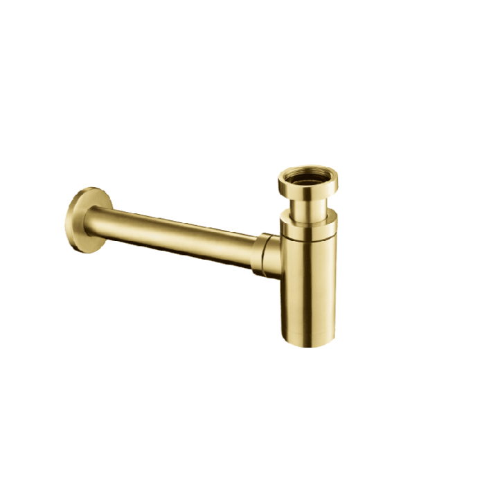 Photo of JTP Vos Brushed Brass Bottle Trap Cutout
