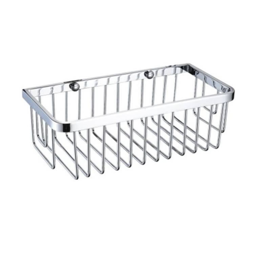 Heritage Chrome Rectangle Wire Basket Image