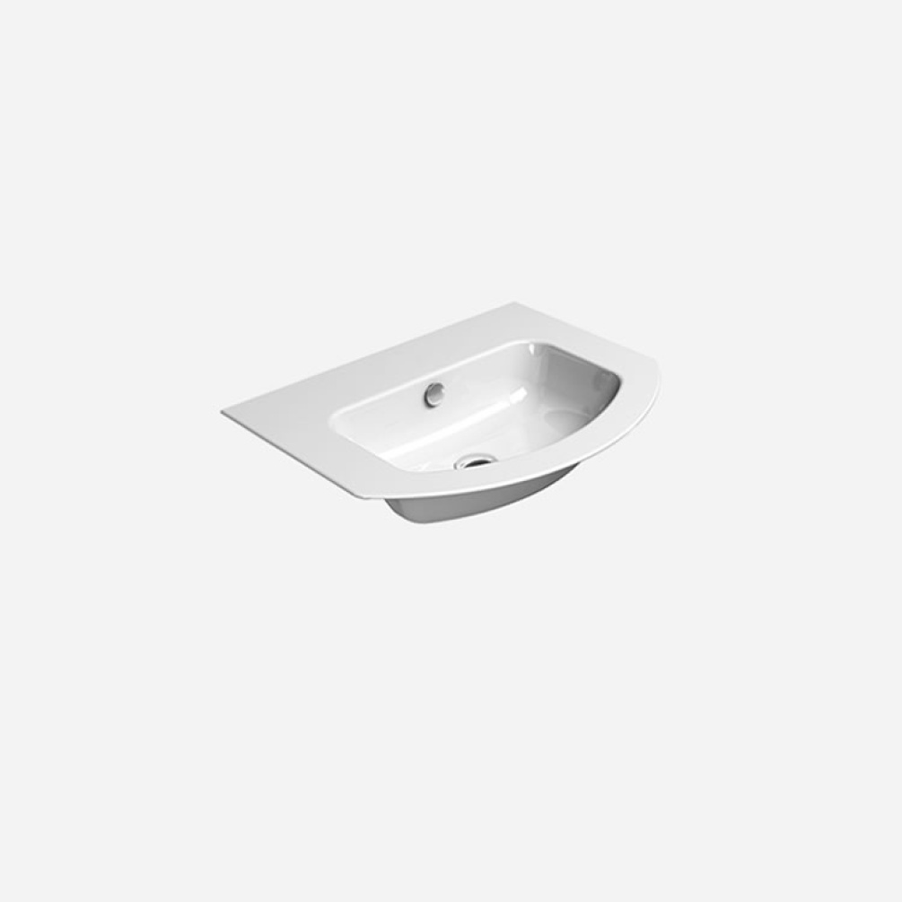 Photo of GSI Pura 52 x 44 Wall Hung Basin Angled View