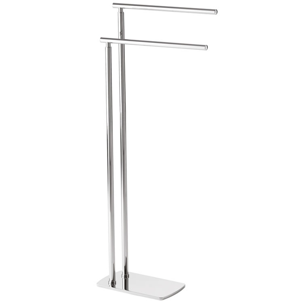 Cutout image of Origins Living Gedy Florida Towel Stand chrome.