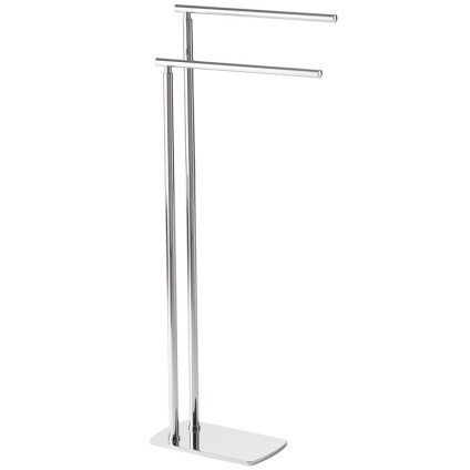 Cutout image of Origins Living Gedy Florida Towel Stand chrome.