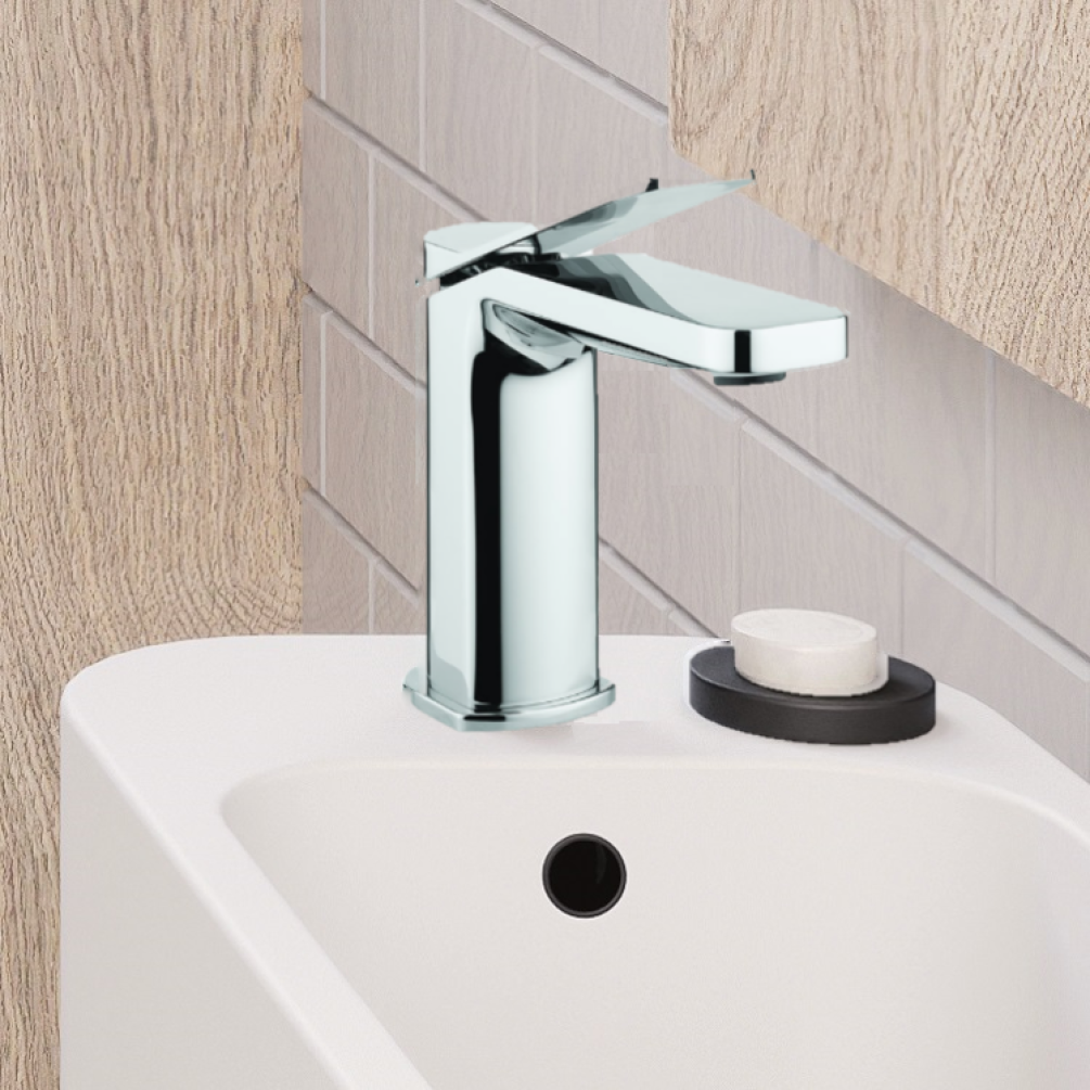 Lifestyle photo image example of Crosswate Glide II Chrome Basin Monobloc Mixer Tap GD110DNC