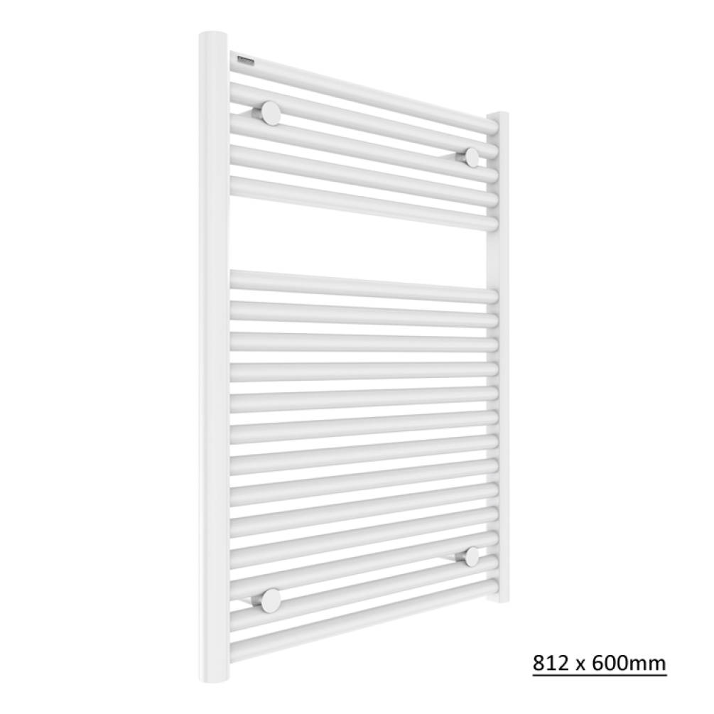 Photo of Tissino Hugo2 Mont Blanc Heated Towel Rail 812 x 600mm Cutout