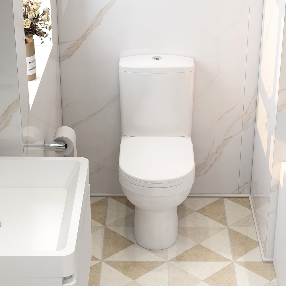 Imex Ivo Short Projection Open Back Close Coupled Toilet Lifestyle