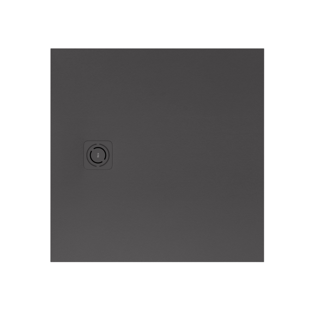 Cut out image of the Roca Terran-N Stonex 800mm Onyx Square Shower Tray