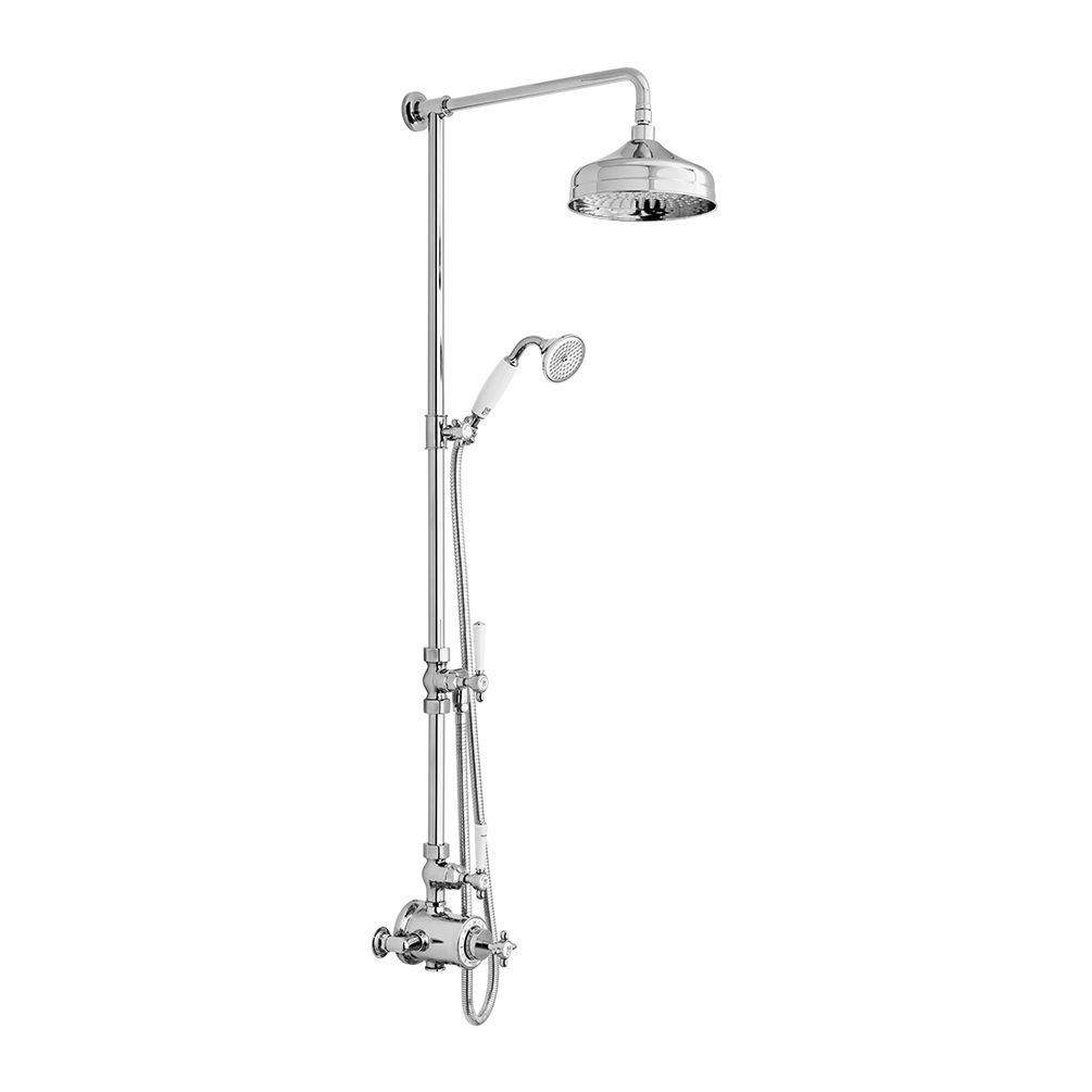 Booth & Co. Axbridge Chrome Dual Outlet Thermostatic Shower Column