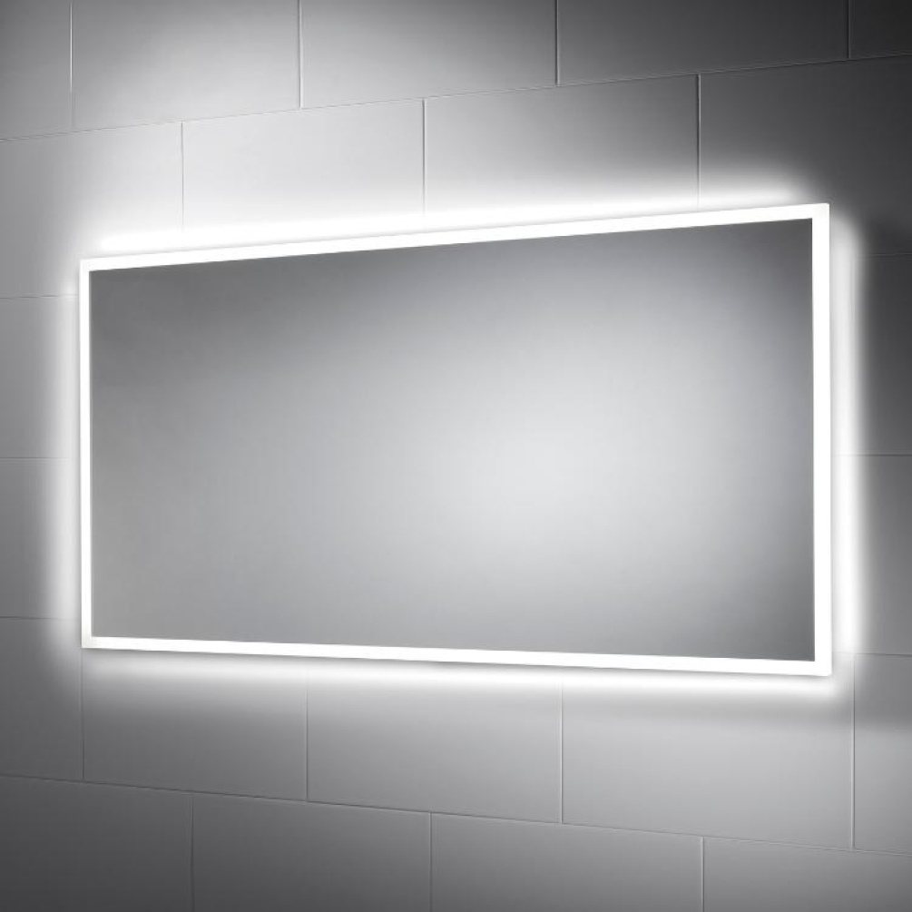 Close up product image of Sensio Glimmer Pro Colour Change LED Mirror SE30746P0 in landscape