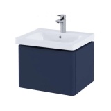 Photo Of RAK Resort Denim Blue 550mm Wall Mounted Vanity Unit