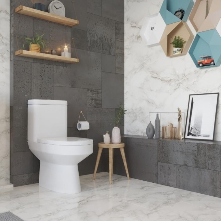 Globe Open Back Close Coupled WC | Sanctuary Bathrooms