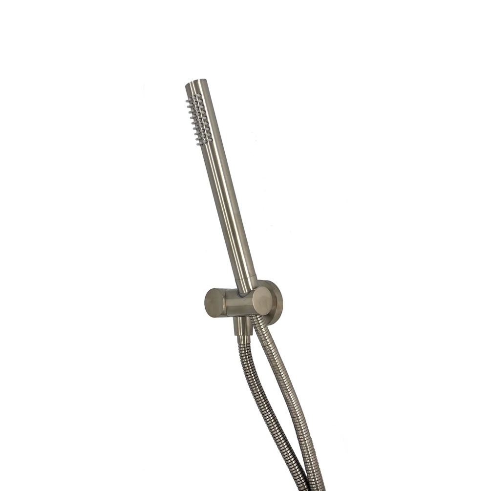 Cutout image of TED Brushed Nickel Wall-Mounted Shower Handset Kit