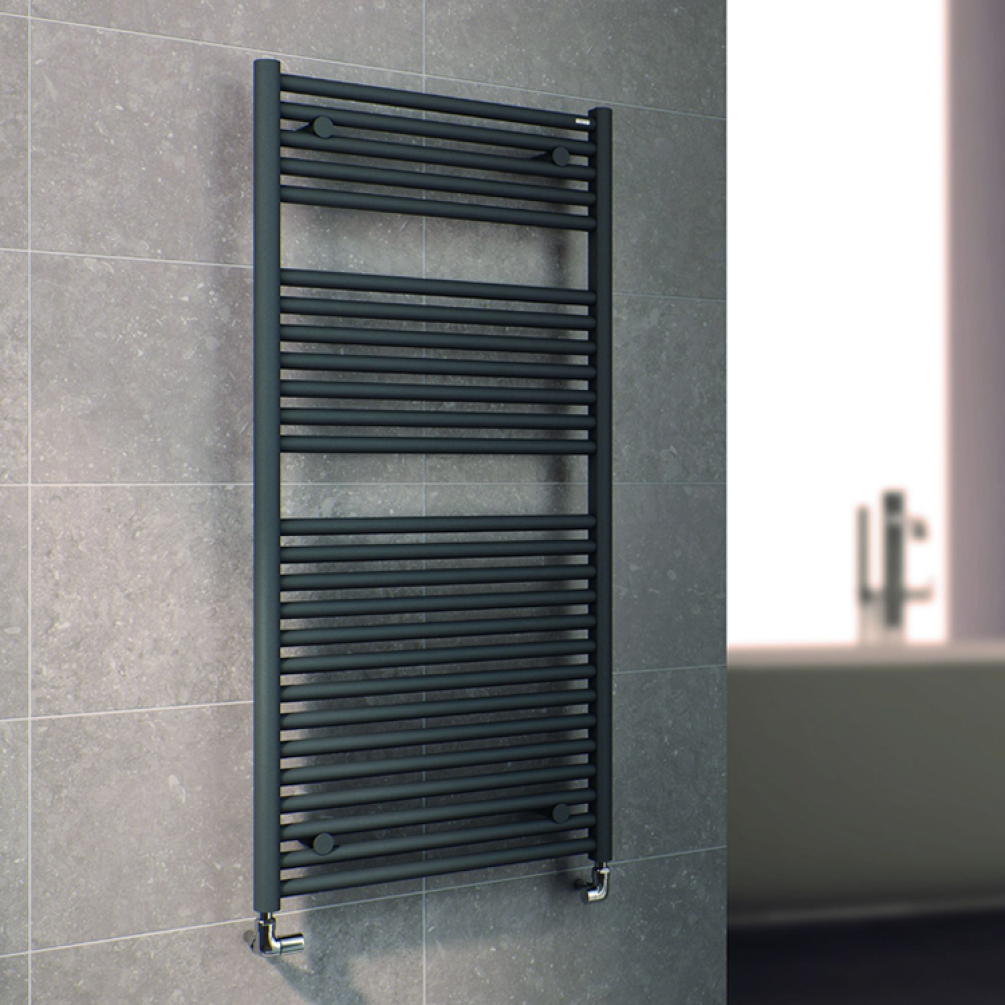 Lifestyle Photo of Tissino Hugo2 Anthracite Heated Towel Rail