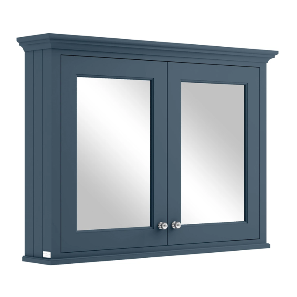 Photo of Bayswater Stiffkey Blue 1050mm Mirror Wall Cabinet