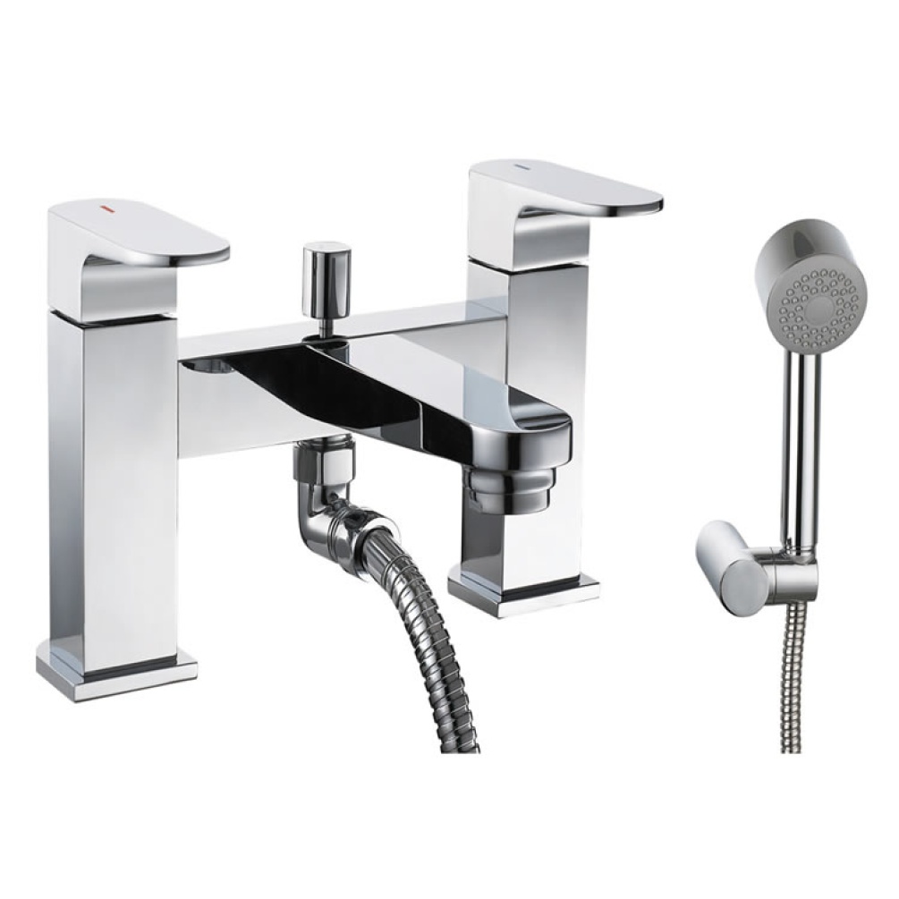 JTP Base Deck Mounted Bath Shower Mixer With Kit