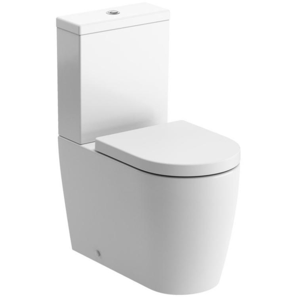 Product Cut out image of Zero 3 Rimless Comfort Height Closed Back Close Coupled Toilet ZERO3RCHCBCC