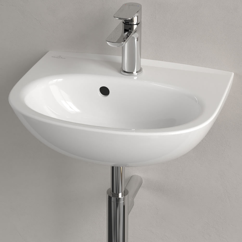 Lifestyle image of Villeroy & Boch O.Novo Lite 450mm Wall-Hung Basin