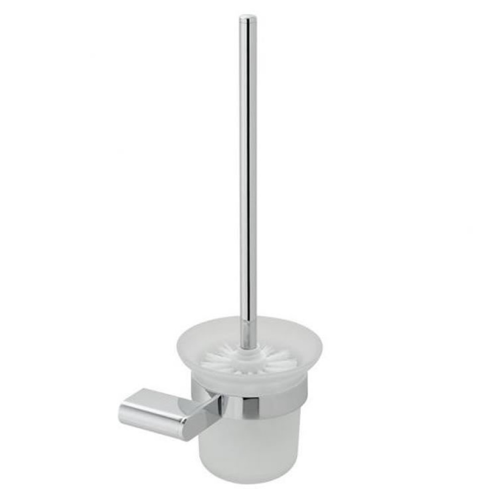 Vado Photon Toilet Brush & Frosted Glass Holder Image 1
