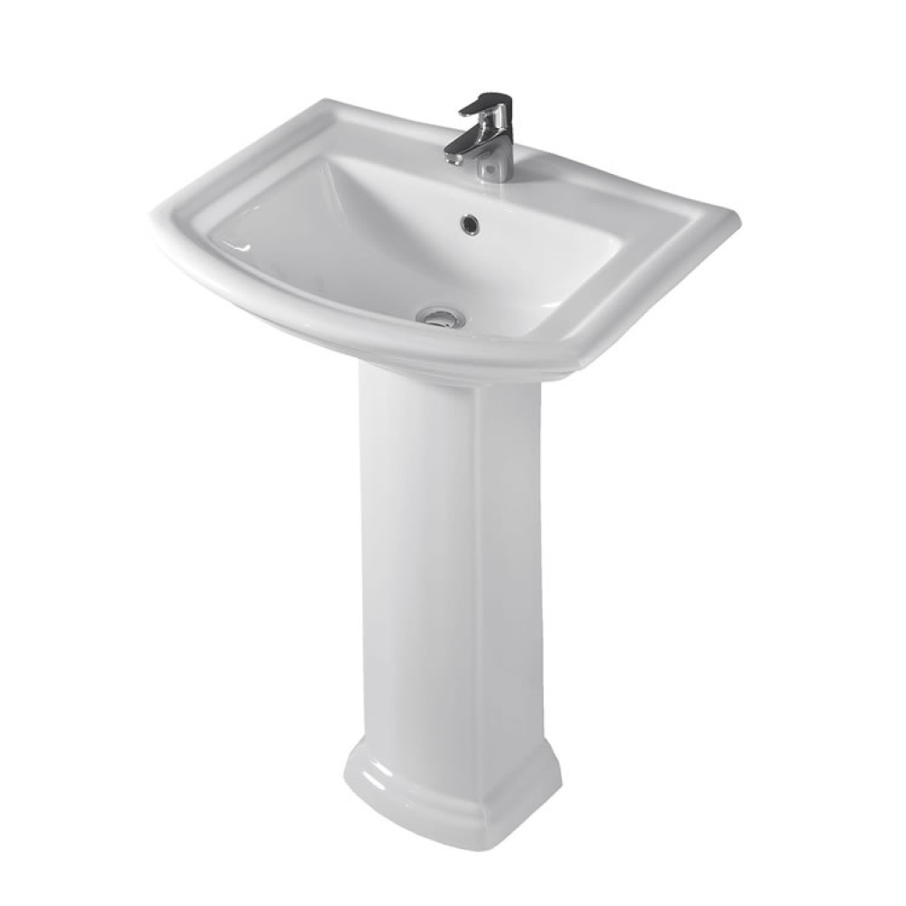 Rak Washington 650mm Basin & Pedestal - Image 1