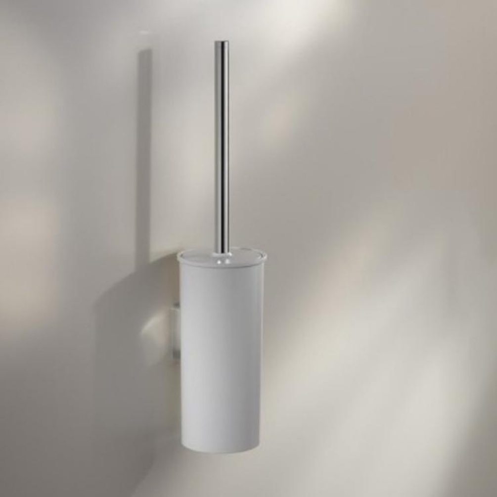 Product Lifestyle image of Keuco Collection Moll Opaque Toilet Brush Set 12764 010100/12764 010101