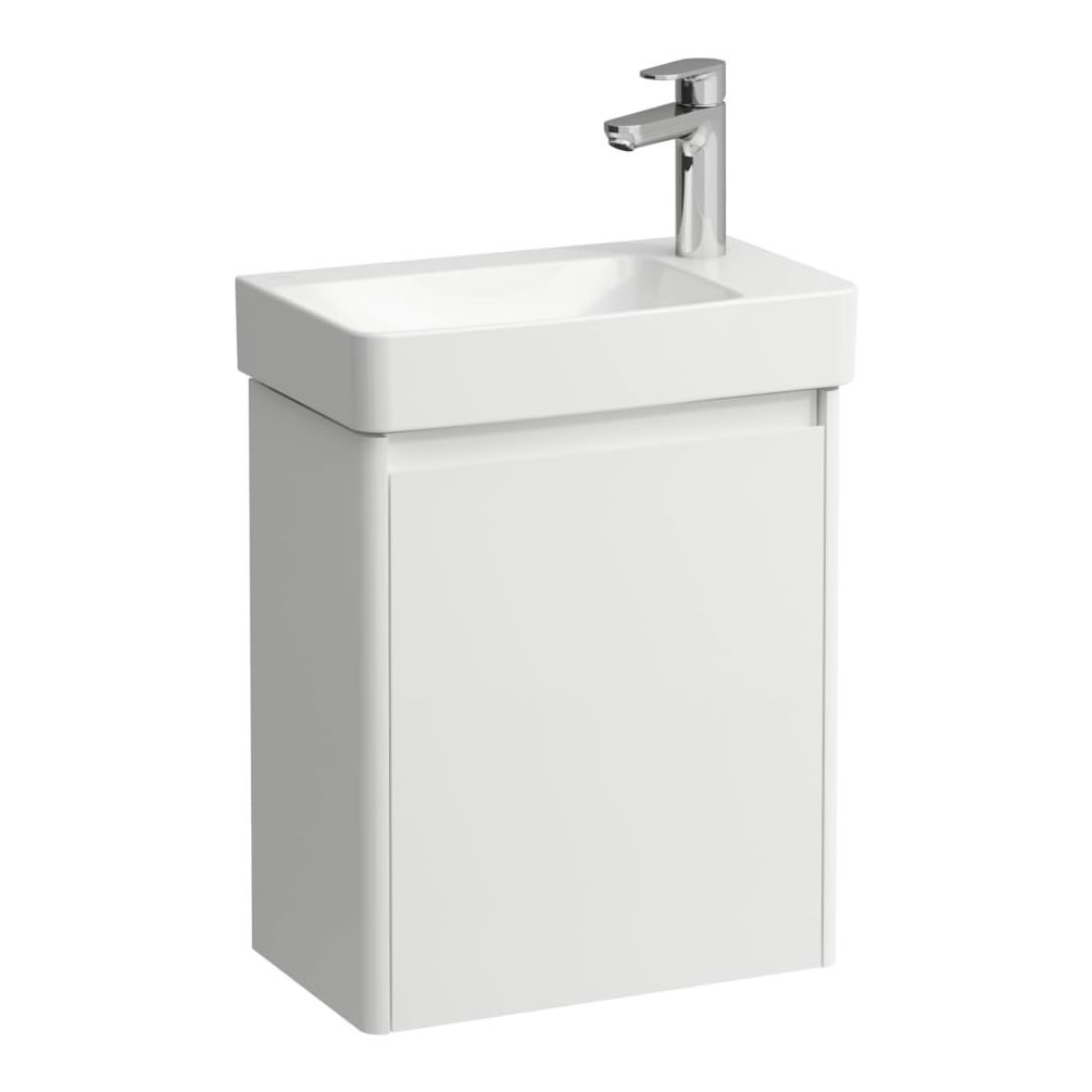 Cutout image of Laufen Base 2.0 Matt White 480mm Wall-Hung Vanity Unit & Basin