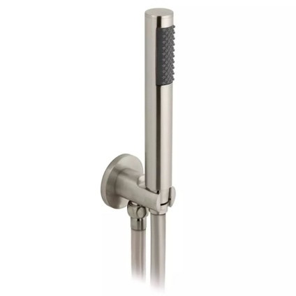 Cutout image of Vado Individual Brushed Nickel Mini Shower Kit & Outlet