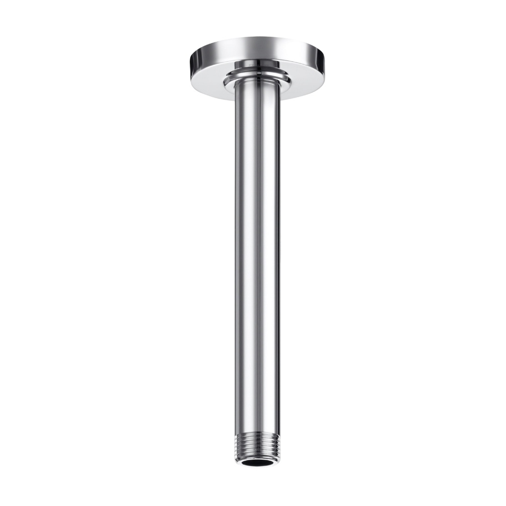 Cut out image of the Roca Chrome 200mm Round Ceiling Shower Arm