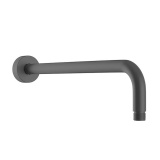 Heritage Matt Black Wall Mounted Shower Arm