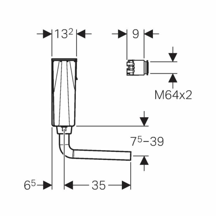 Geberit Concealed Furniture Dual Flush Cistern Sanctuary Bathrooms