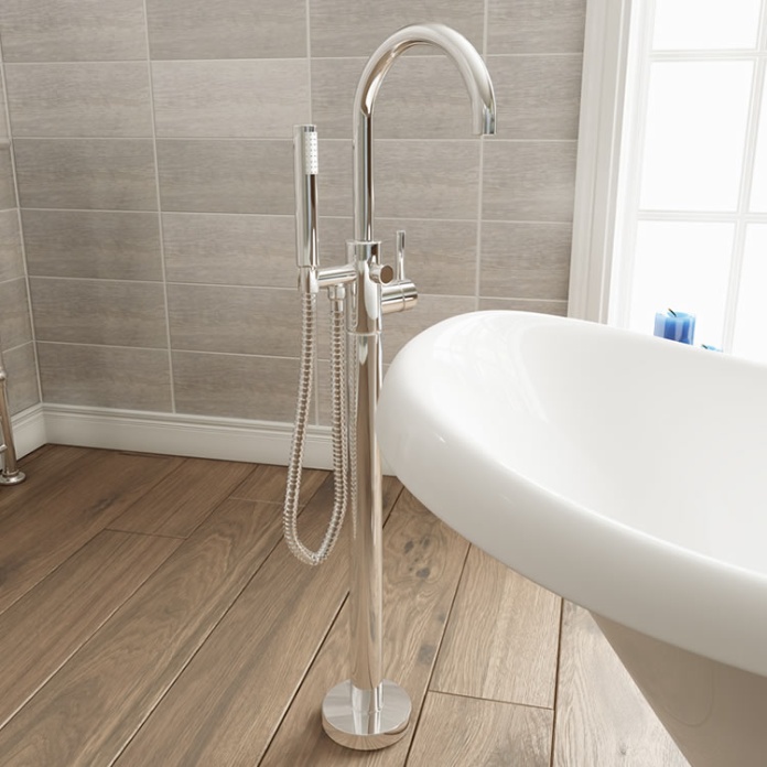 Crosswater Fusion Freestanding Bath Shower Mixer | Sanctuary