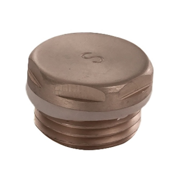 JTP Brushed Bronze Radiator Blanking Plug - RBPBRZ | Sanctuary Bathrooms