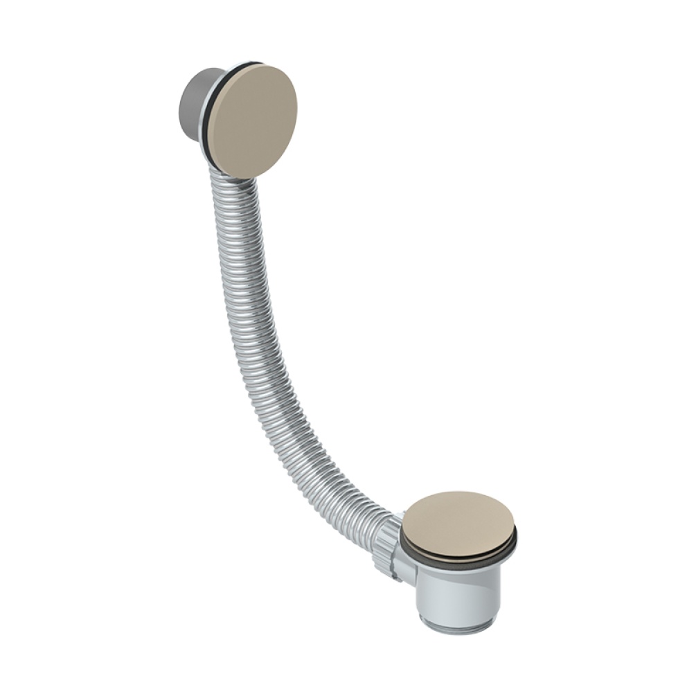 Product Cut out image of the Abacus Brushed Nickel Bath Click Waste
