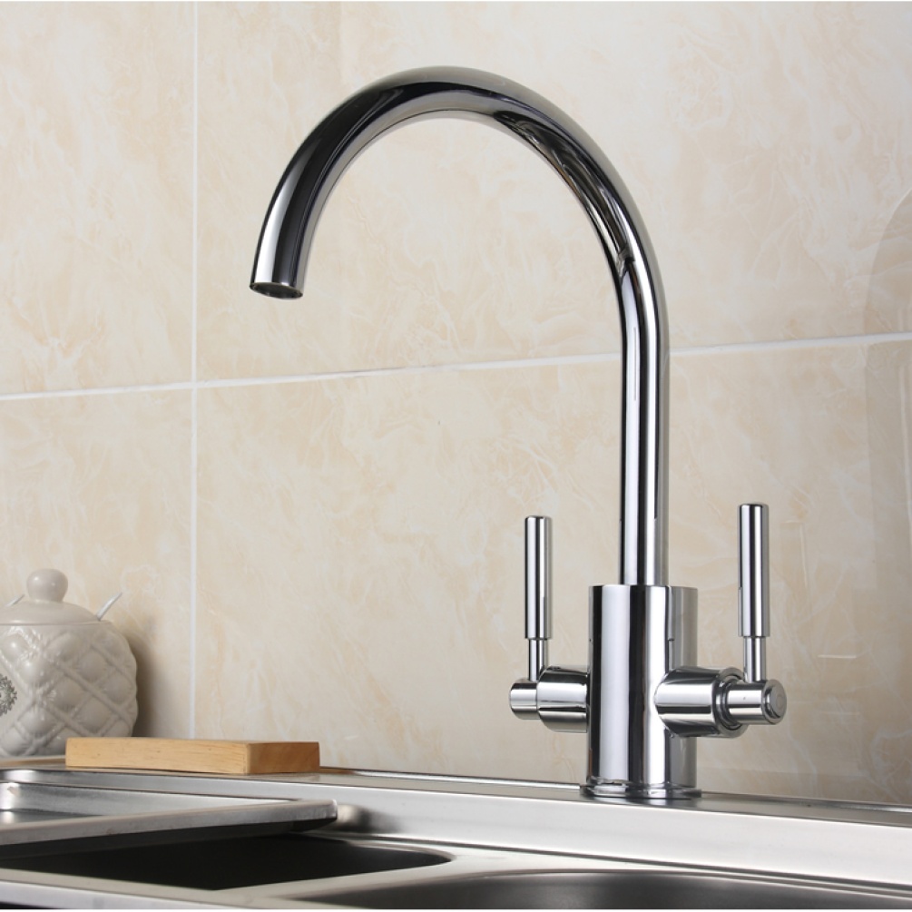 JTP Newbury Chrome Kitchen Sink Mixer - Image 1