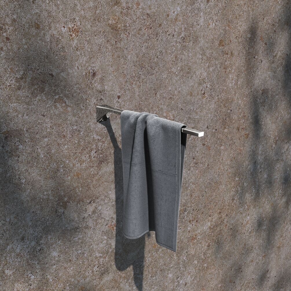 KEUCO Aveno 450mm Single Chrome Towel Rail Lifestyle