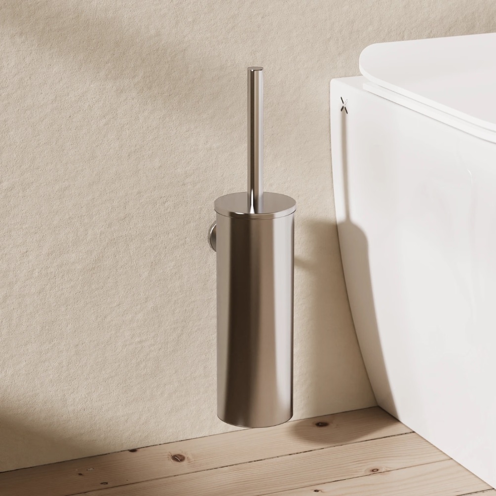 Crosswater Mada Chrome Toilet Brush Holder Lifestyle