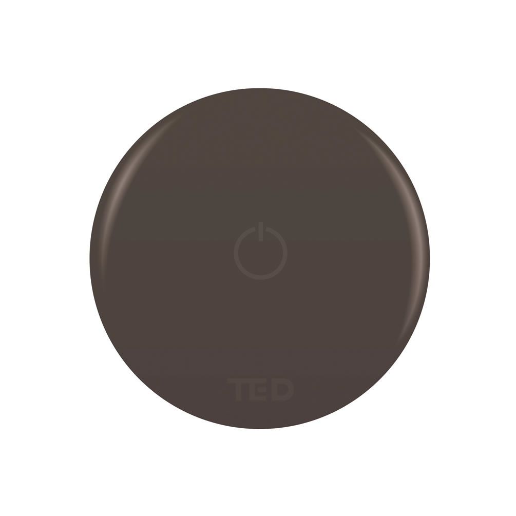 Cutout image of TED Gunmetal Grey Wireless Shower Activation Button