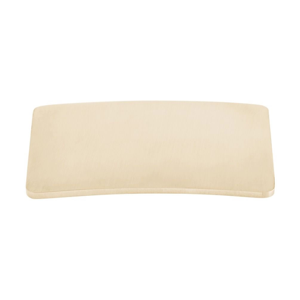 Cutout image of Vado Individual Brushed Gold Square Basin Waste Cap