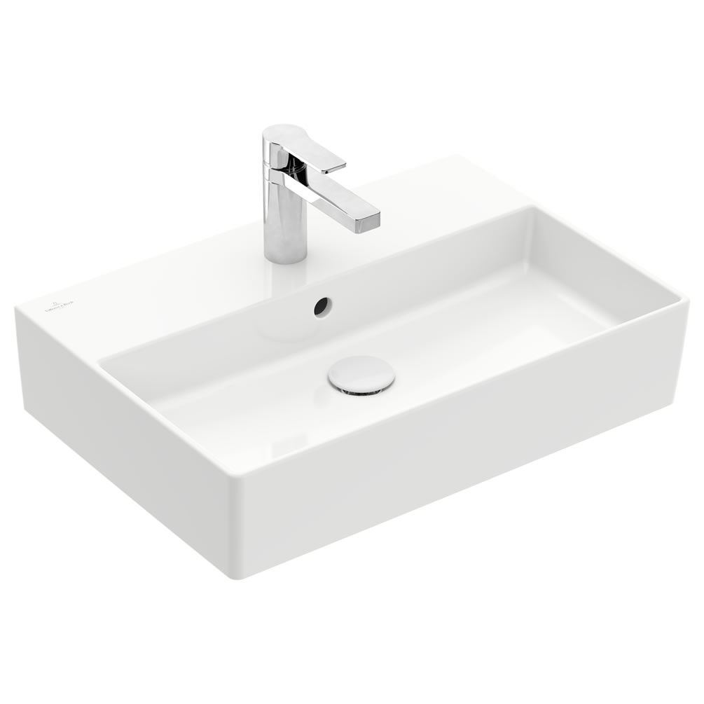Cutout image of Villeroy & Boch Memento 2.0 600mm White Alpin Countertop Basin