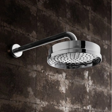 Waldorf Exposed Thermostatic Shower with White Lever Handle and 8
