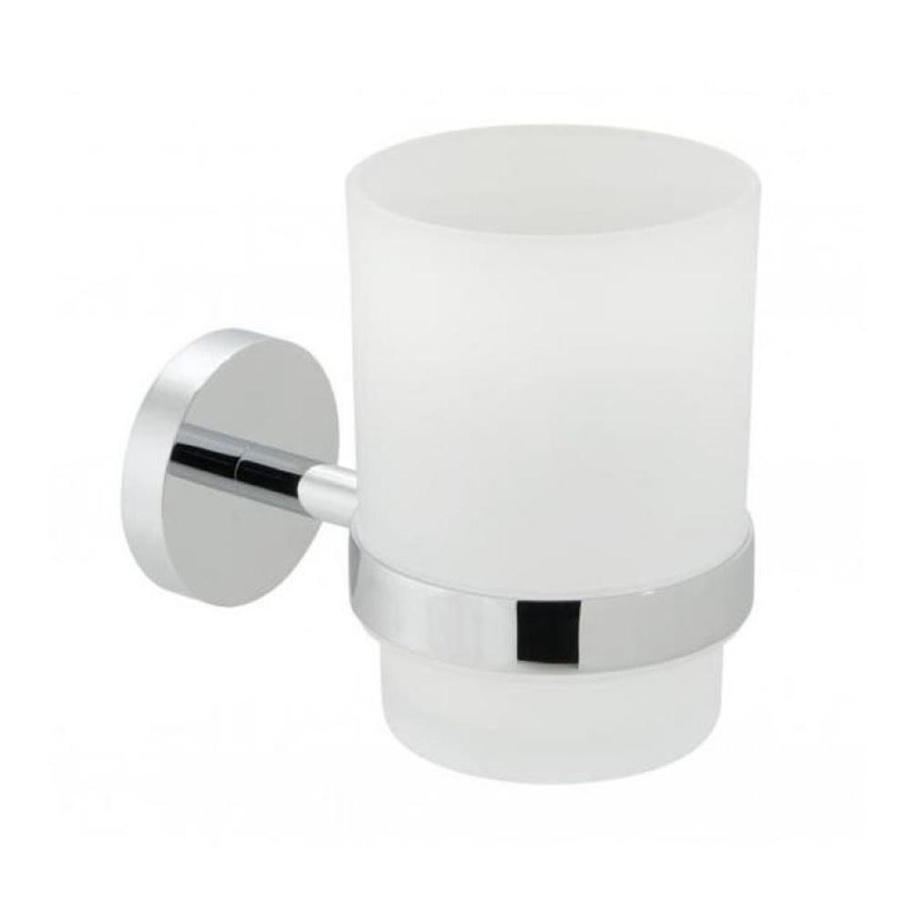 Vado Spa Frosted Glass Tumbler & Holder Image 1