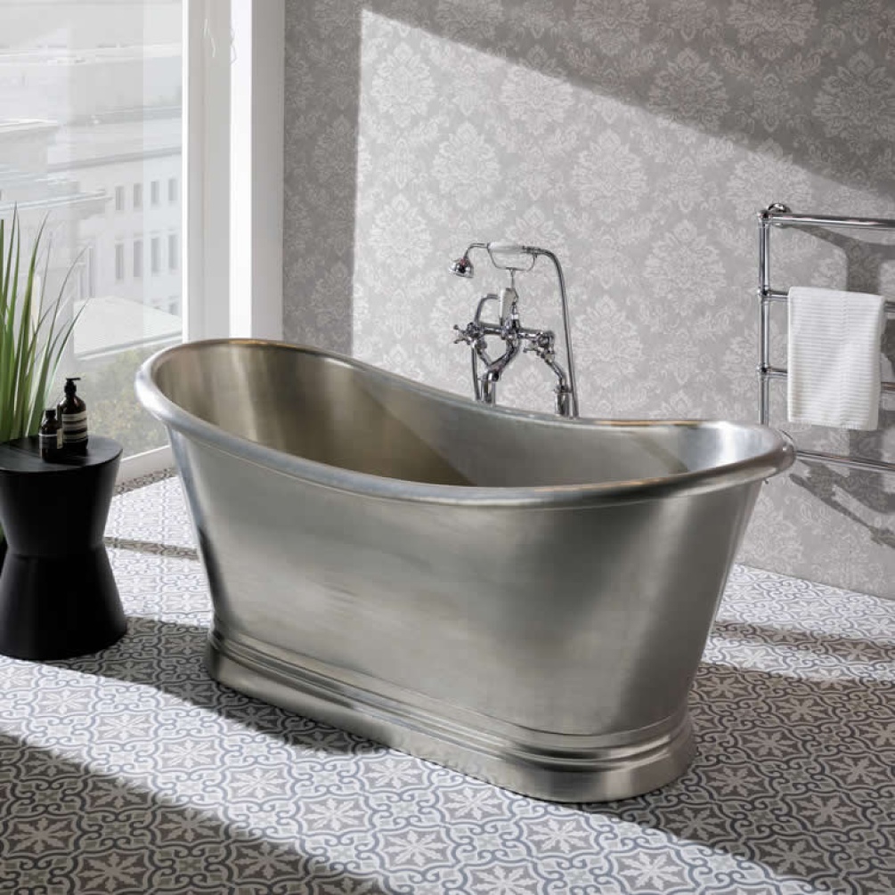 Photo of BC Designs 1500mm Tin Freestanding Boat Bath - Image 1