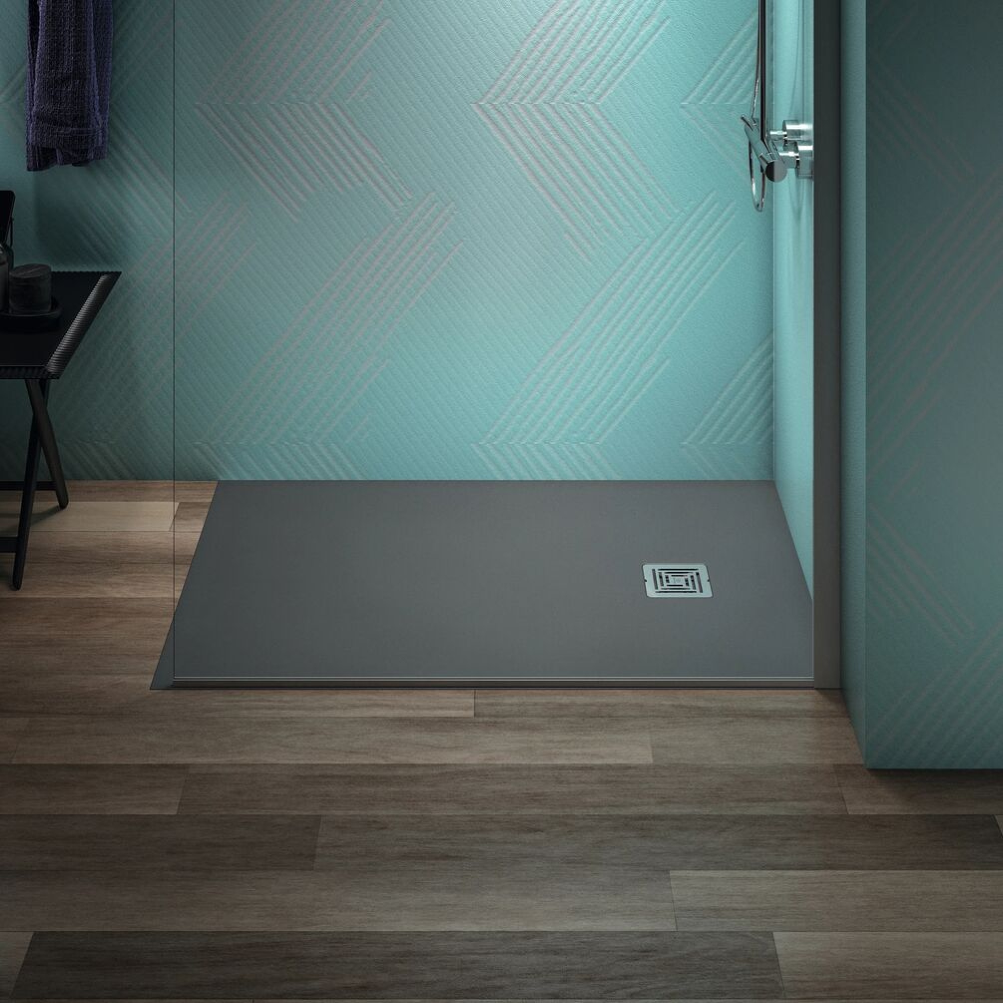 Ideal Standard Ultraflat S+ Grey 1200x800 Tray | Sanctuary