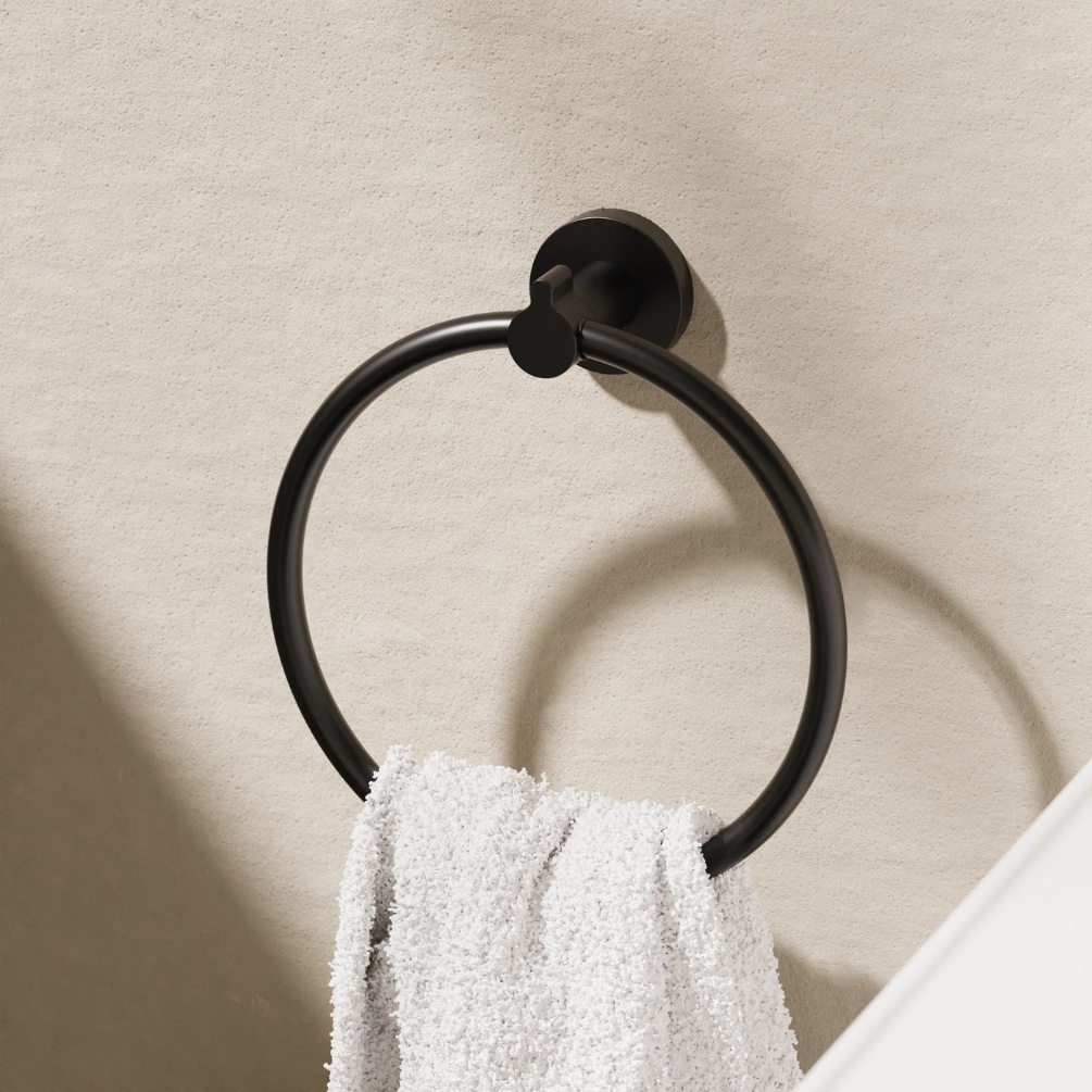 Crosswater Mada Chrome Towel Ring Lifestyle