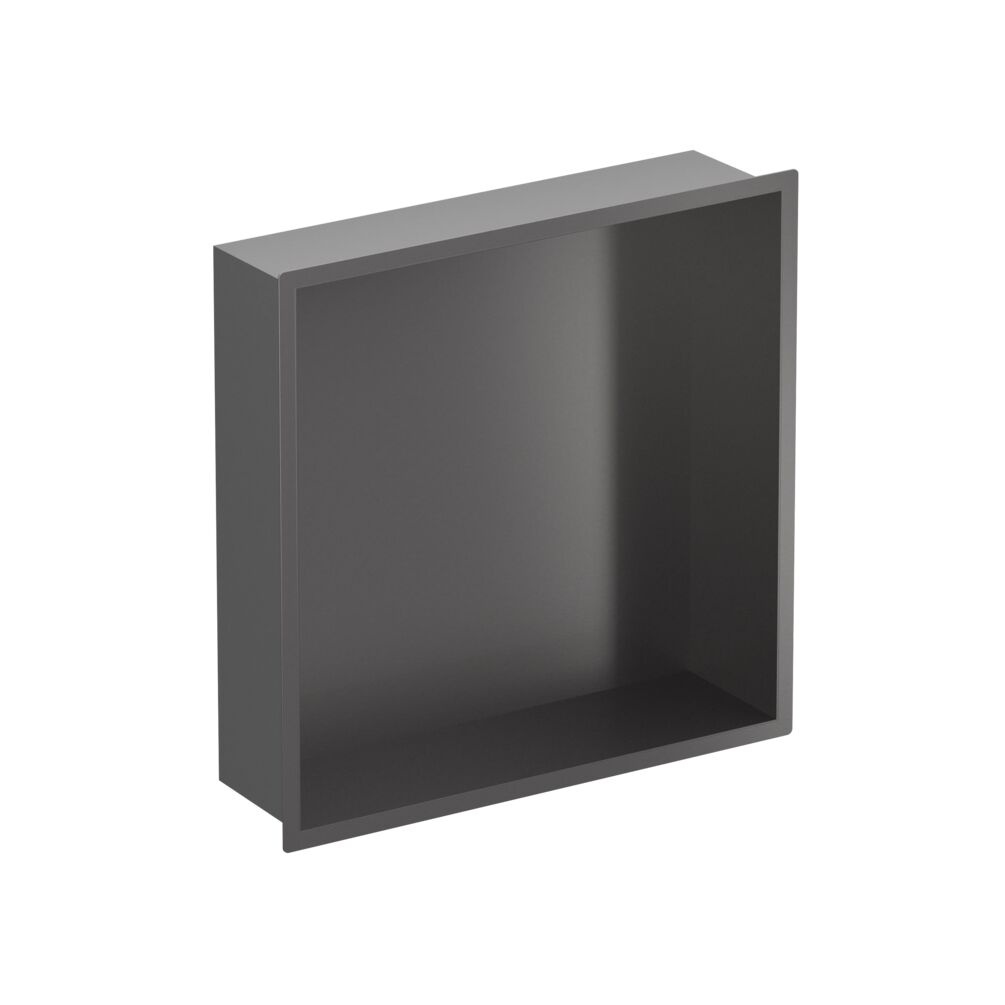 Cutout image of Crosswater Slate 305mm Shallow Shower Niche