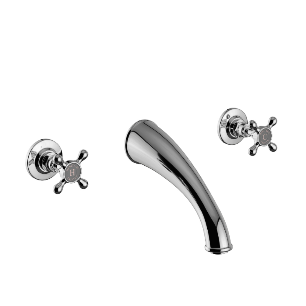Heritage Trinity Wall Mounted Bath Filler