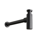 Product Cut out image of the JTP Vos Matt Black Bottle Trap