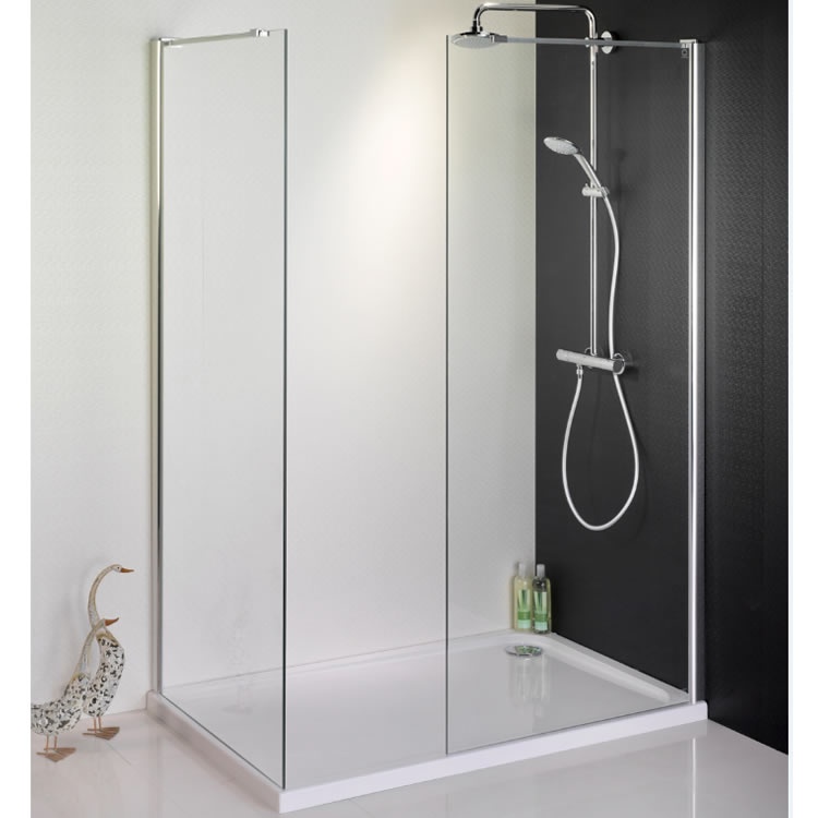 1600 x 800 Walk In Shower Enclosure & Tray | Sanctuary Bathrooms